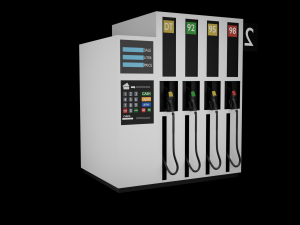 Gas pump 3Dモデル