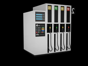 Gas pump 3D Model