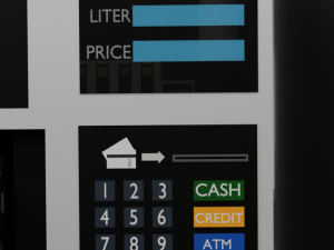 Gas pump 3Dモデル