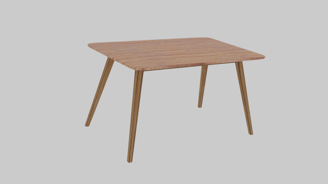 Table desk 3D Model .c4d .max .obj .3ds .fbx .stl .blend 