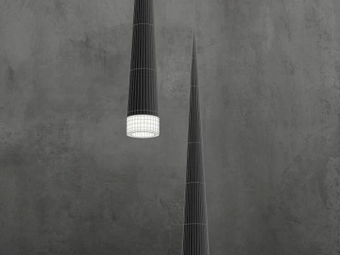 天井ペンダント照明 3Dモデル