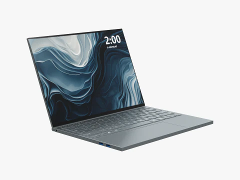 Laptop-Notizbuch 3D Modell