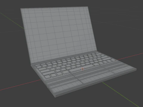 Laptop Notebook 3D Model