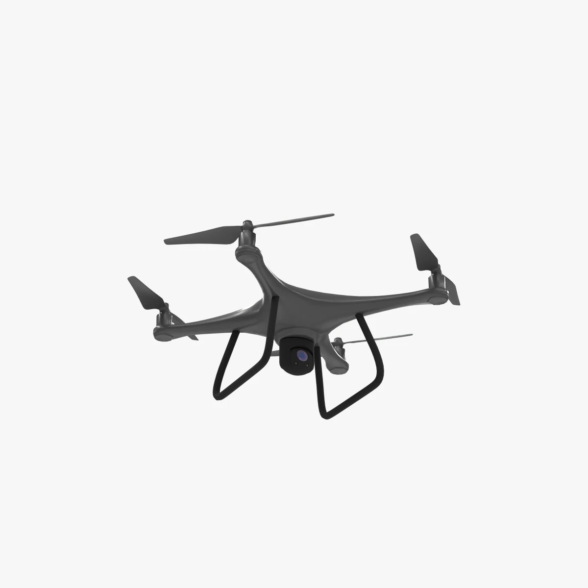 Military Scout Drone Game-Ready Animated 3D Model .c4d .max .obj .3ds .fbx .stl .blend 