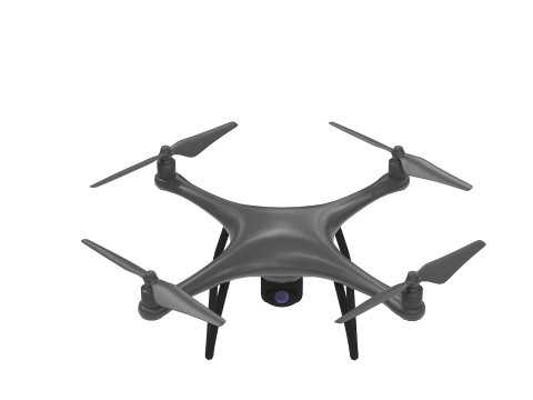 Military Scout Drone Game-Ready Animated 3D 모델