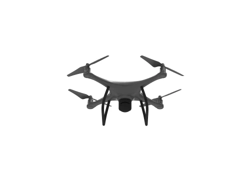 Military Scout Drone Game-Ready Animated 3D Model