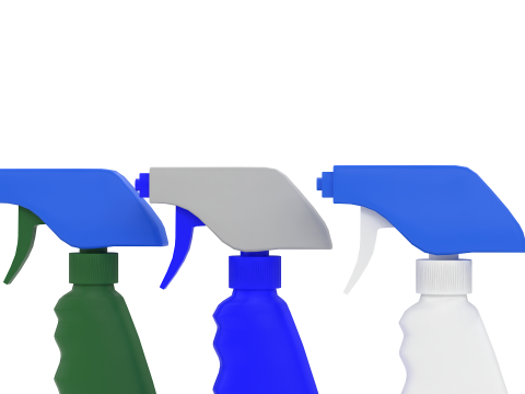 Spray Cleaner Bottle Low Poly PBR for Unity-Unreal 3D 모델