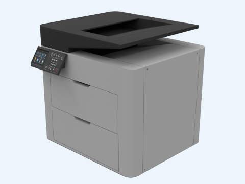 Multifunction Office Printer - Scanner Modèle 3D