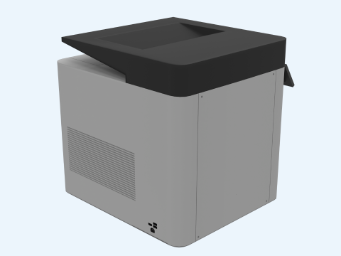Multifunction Office Printer - Scanner Modèle 3D