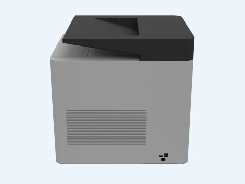 Multifunction Office Printer - Scanner 3D Model
