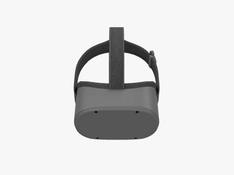Realistic VR Headset PBR Low-poly Model 3D