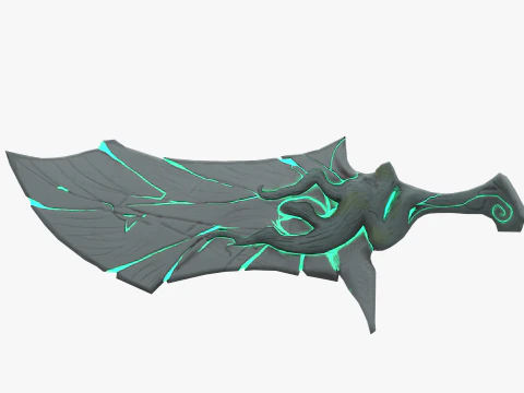 Stylized Dagger 3D Model