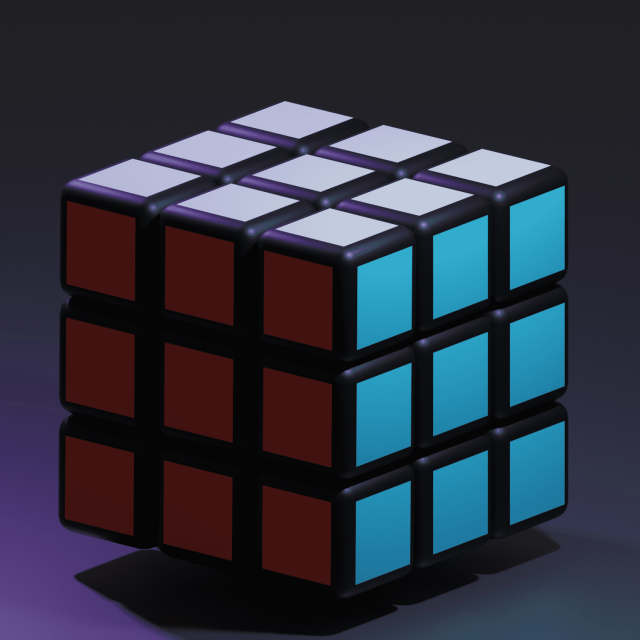 Cubo ribuk 3D Model .c4d .max .obj .3ds .fbx .stl .blend 