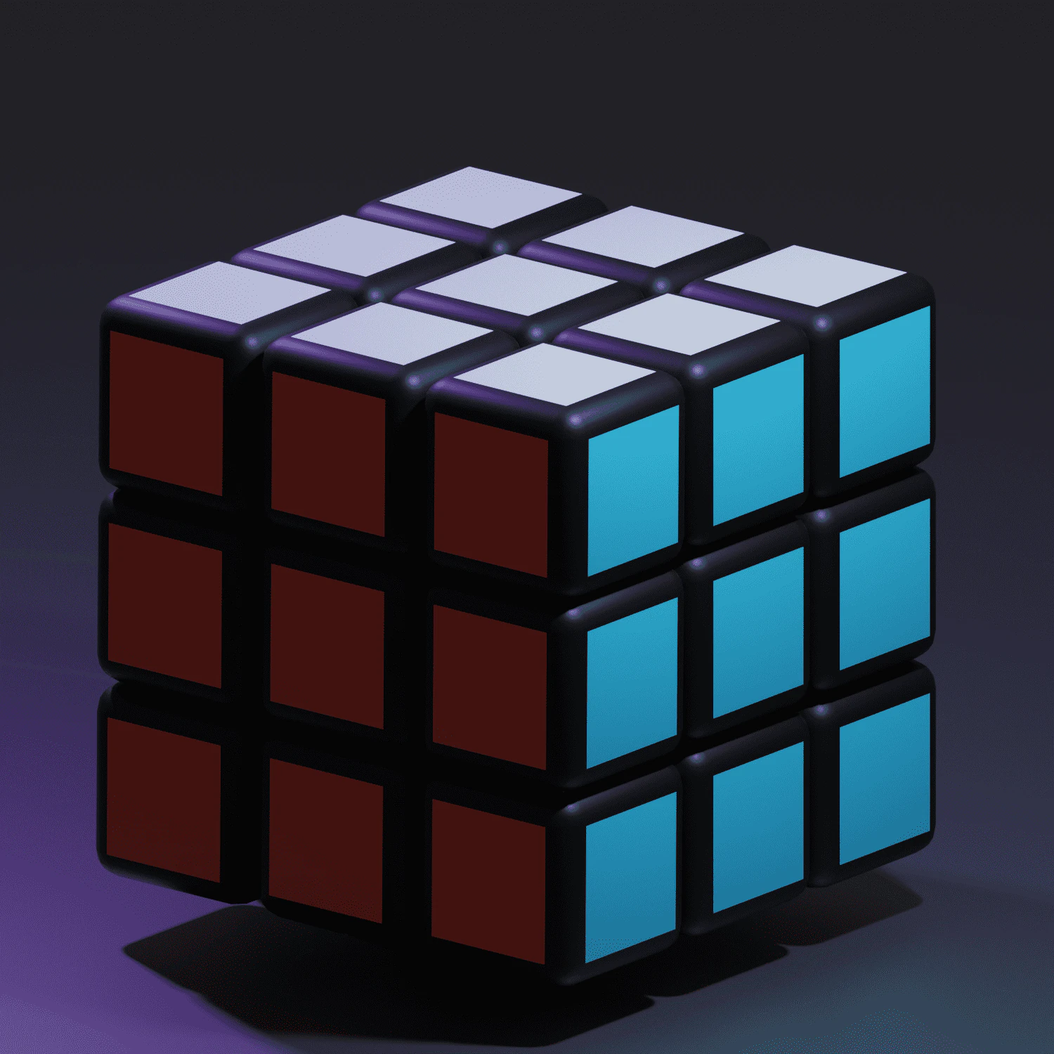 Cubo ribuk 3D Model .c4d .max .obj .3ds .fbx .stl .blend