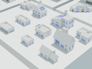 Lowpoly City Pack Model 3D