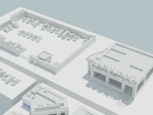 Lowpoly City Pack Model 3D