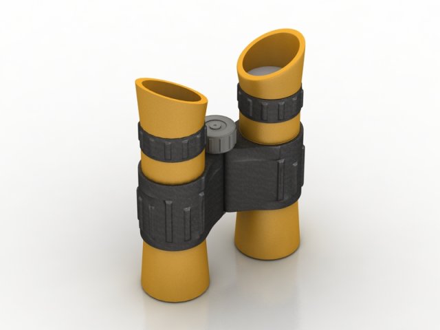 Binoculars Equipment Modello 3D .c4d .max .obj .3ds .fbx .stl .blend 