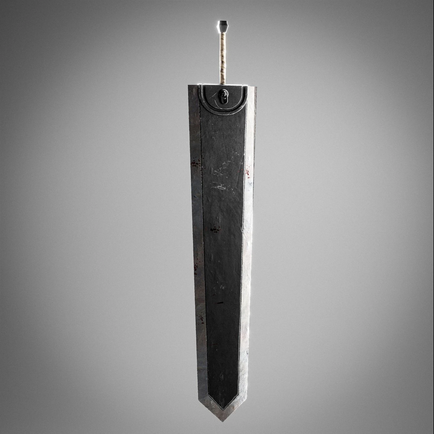 Berserk Guts sword 3D Model .c4d .max .obj .3ds .fbx .stl .blend 
