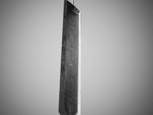Berserk Guts sword Modello 3D
