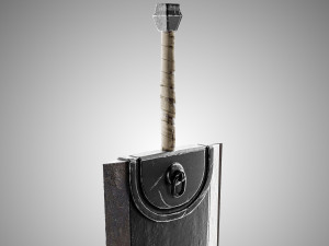 Berserk Guts sword Modello 3D