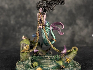 Chained Mermaid Modèles 3D en vedette