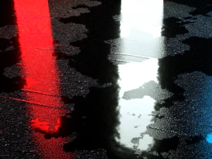 Wet realistic asphalt CG Textures