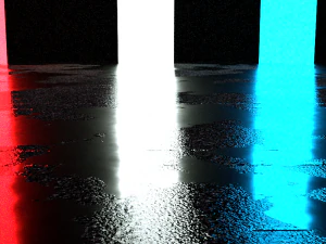 Wet realistic asphalt CG Textures