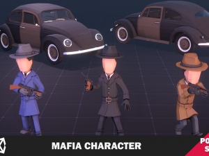 Mafia Character 3D Model
