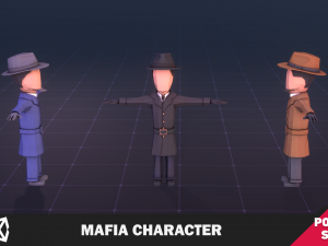 Mafia Character Model 3D