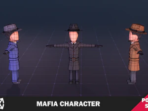 Mafia Character 3D Model