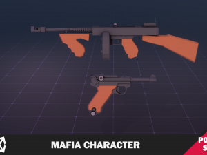 Mafia Character Model 3D