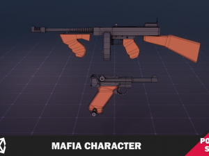 Mafia Character Model 3D