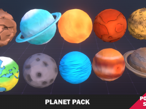 Planet Pack 3D Model