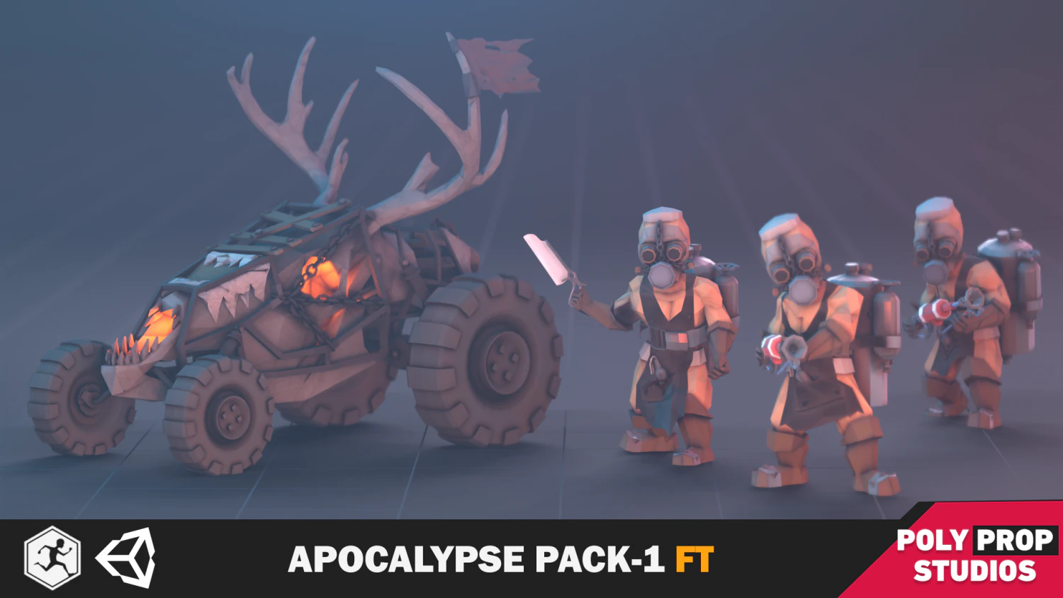 Apocalyps Vlammenwerperpakket 3D Model .c4d .max .obj .3ds .fbx .stl .blend 