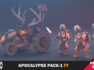 Apocalypse Flame Thrower Pack 3D Model