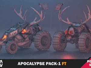 Apocalyps Vlammenwerperpakket 3D Model
