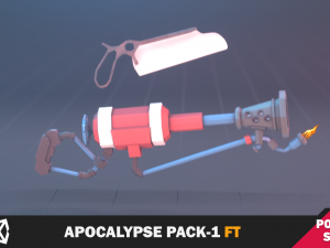 Apocalypse Flame Thrower Pack Model 3D