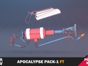 Apocalypse Flame Thrower Pack Model 3D