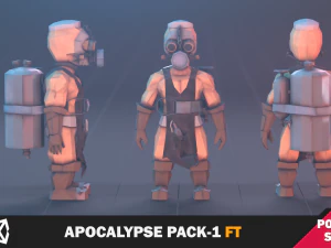 Apocalyps Vlammenwerperpakket 3D Model