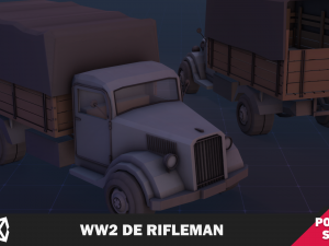 WW2 DE Rifleman 3D-Modell