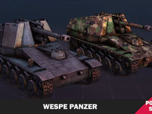 Веспе Танк 3D Модель