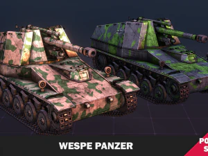 Веспе Танк 3D Модель