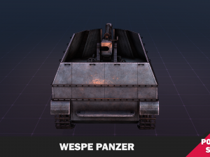 Wespe Panzer Modello 3D