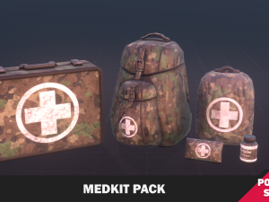 Medkit Pack 3D Model