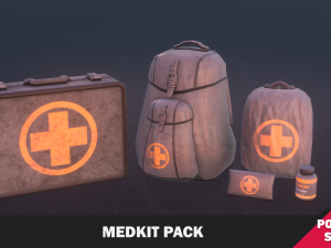 Medkit Pack 3D Model