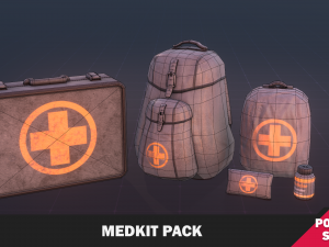 Medkit Pack 3D Model