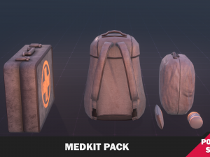 Medkit Pack 3D Model
