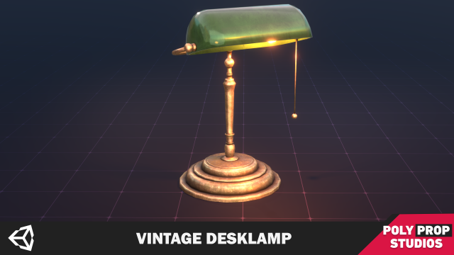 Vintage Lamp 3D 模型 .c4d .max .obj .3ds .fbx .stl .blend 