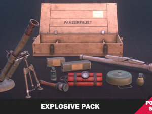 Explosive Pack 3D Model