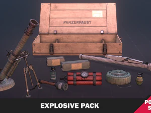 Explosive Pack 3D Model